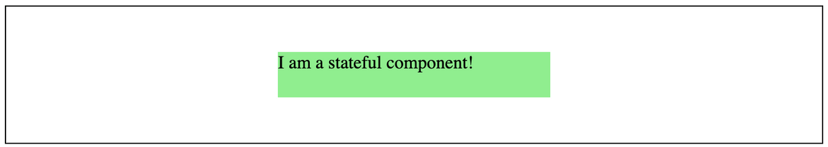 a stateful component gets styled